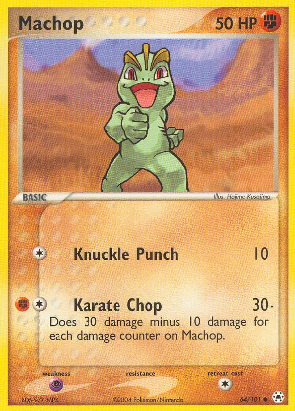 EX Hidden Legends Machop #64/101